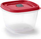 Rubbermaid Easy Find Vented Lid Food Storage Containers 7-Cup Red - Image 2