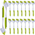 Hsei 20 Pcs Light Green Kitchen Scrub Dish Brush Bulk by Hsei
