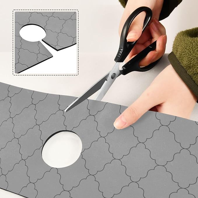 Kitchen Sink Splash Guard 1 PC 14.7 Inch Sink Faucet Mat Splash Guard - Image 5