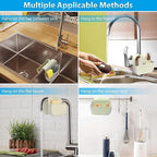 Sponge Holder for Kitchen Sink, Silicone Sink Saddle Caddy Organizer Rack - Image 4