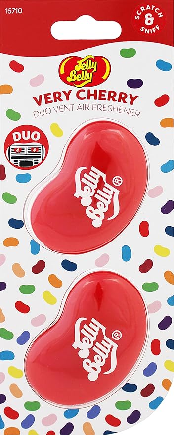 Jelly Belly 15710A 3D Gel Mini Vent Air Freshener Duo Pack-Very Cherry by JellyBelly