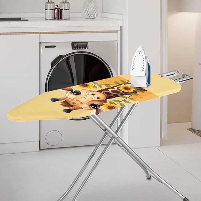 Sunflower Giraffe Ironing Board Cover and Pad 15 x 54 Non-Slip Thick Ironing - Image 2