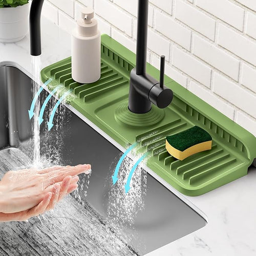 14.6 inch Faucet Mat for Kitchen Sink Splash GuardKitchen Sink Faucet Mat by Snoquir
