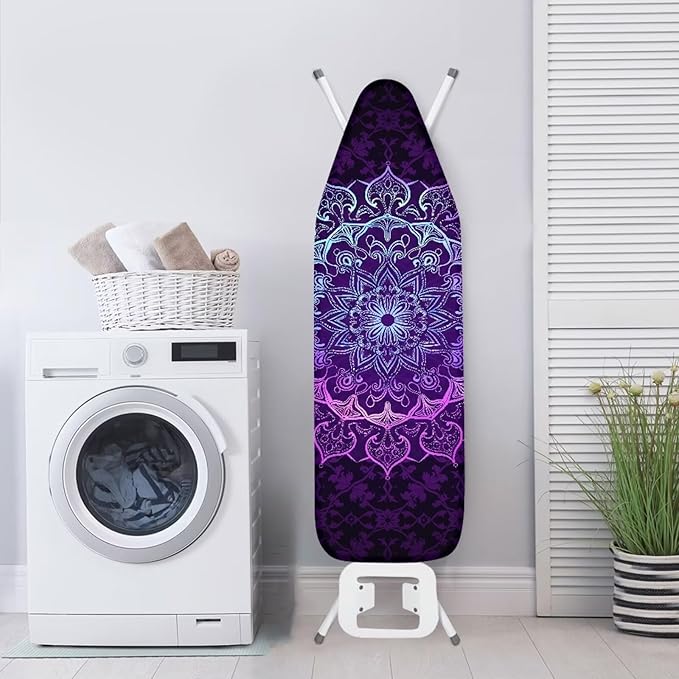 Home Ironing Board Cover, Boho Flower Heat Reflective Tie-Dye Ironing Board - Image 3