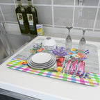Kawani Spring Flowers Dish Drying Mat - Image 6