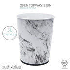 Bath Bliss 5 Liter Small Wastebasket | Round Open Top | Trash Can | Bathroom | - Image 3
