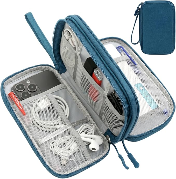 Electronics Organizer Pouch, Travel Cable Organizer Bag Waterproof Portable by Unknown