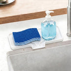 GUUKIN Sponge Holder for Kitchen Sink, 9.8"×4.9" Silicone Dish Drying Mat by GUUKIN
