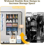Ofiray-home 5 Tier Hanging Closet Organizer, 14 Compartments Sweater Organizer - Image 3