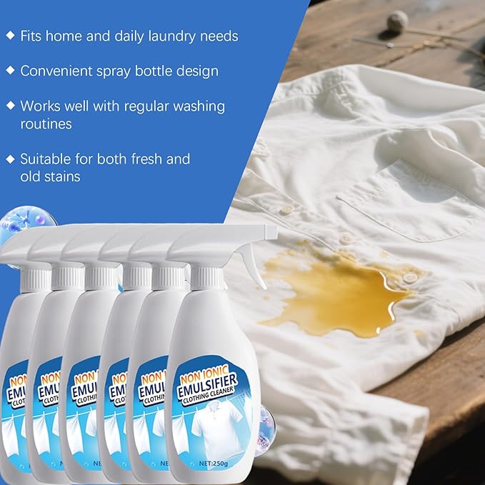 Non Ionic Emulsifier Clothing Cleaner, Clothes Oil Laundry Cleaning Remover - Image 5