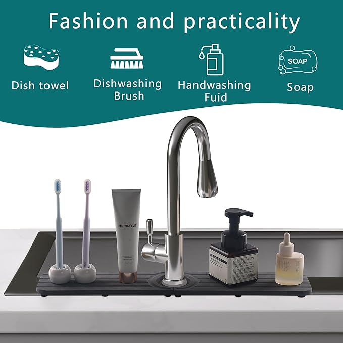 Faucet Mat for Kitchen Sink - Image 2