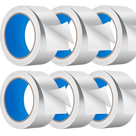 Thicker Silver Aluminum Foil Tape by AUXMOTEC