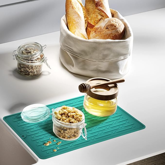 Dish Drying Mats, Heat-resistant Silicone Mat - Image 5