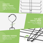 2 Pack Leggings Hangers for Closet, Metal Yoga Pant Legging Organizer Holds 40 - Image 4