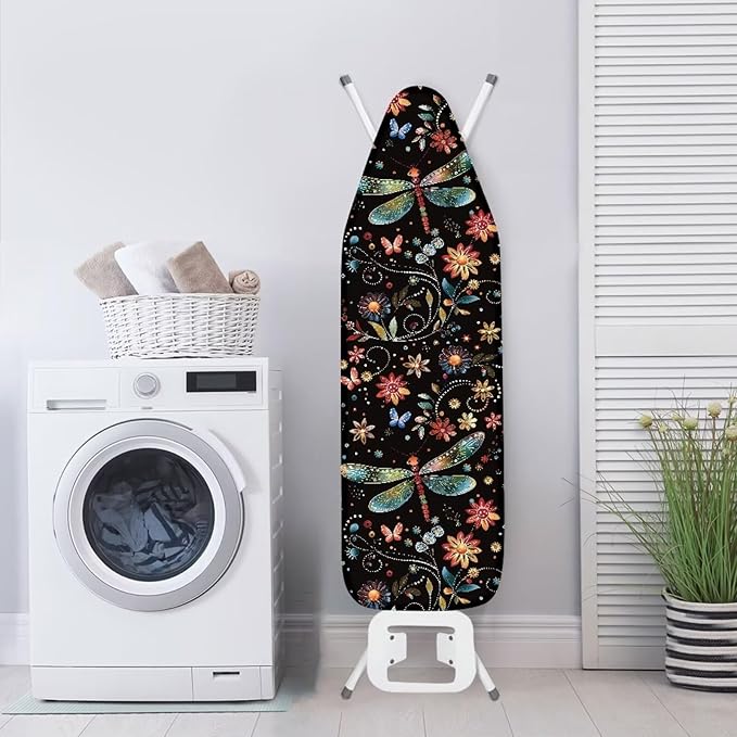 Floral Dragonfly Ironing Board Pad Ironing Board Cover and Pad 15" x 54" Scorch - Image 4