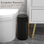 1.6 Gallon Trash Can with Lid, Small Bathroom Trash Can Wastebasket, Slim - Image 3