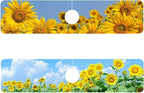 2 Pack Sunflower Field Sink Faucet Absorbing Mat Sunflowers Blooming Super by Unknown