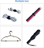 100 PCS 6 Inches Black Reusable Cable Ties, Adjustable Cord Straps, Cable - Image 4