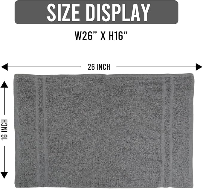 Hand Towels Grey Economy Salon Towels - Image 2