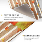 Autumn Golden Maple Leaf Dish Drying Mat - Image 3