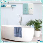 3 Pack Shoal of Fish Coastal Hand Towels - Image 6