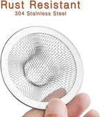 40pcs Heavy Duty Stainless Steel Slop Basket Filter Trap, 2.75" Top / 1" Mesh - Image 8