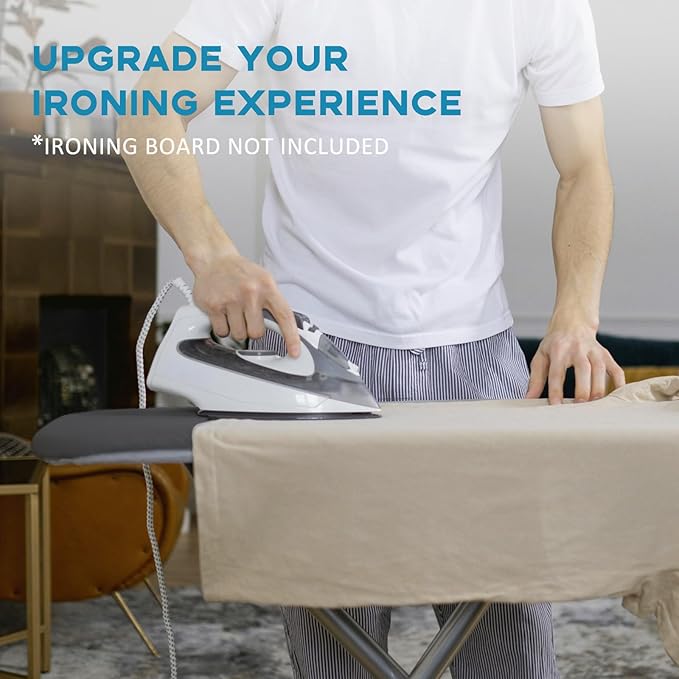 Iron Board Cover with Padding, Extra Thick Heavy Duty Aluminum Coated Ironing - Image 7