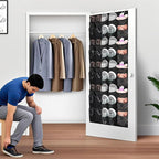 Over the Door Shoe Organizer, 40-Pocket Hanging Shoe Rack - Image 6