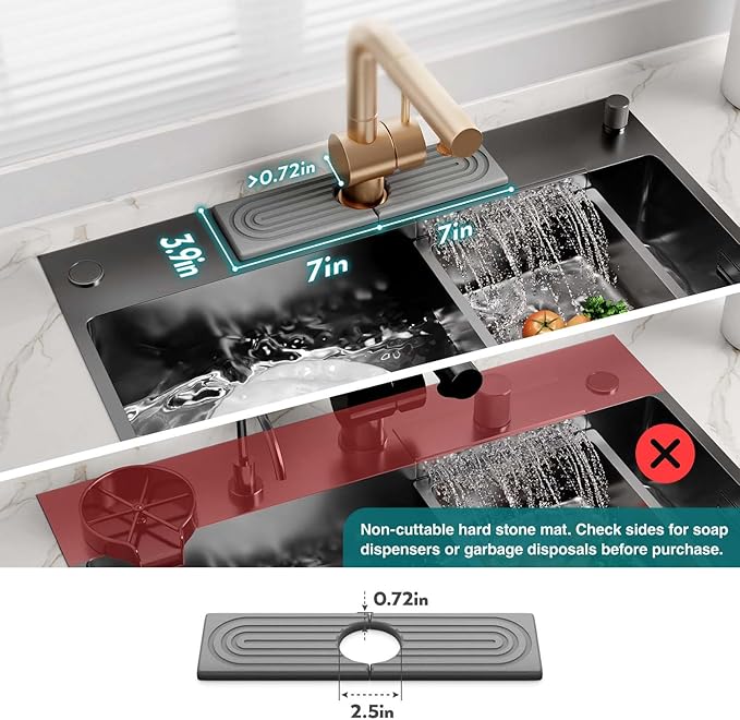 Diatomite Kitchen Faucet Mat - Image 4