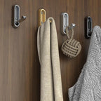 2PCS Folding Coat Hooks, Heavy Duty Wall Hooks Made of Zinc Alloy, Foldable - Image 7