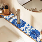 Kitchen Sink Splash Guard 2 PCS 14.7 Inch Sink Faucet Mat Splash Guard - Image 7