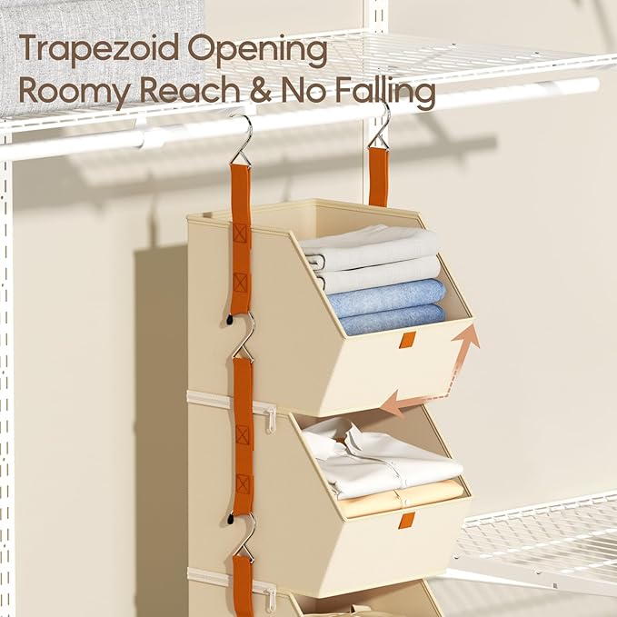 Collapsible Hanging Closet Organizer - Image 4
