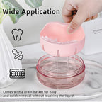 Leak Proof Denture Cup Kit Portable Retainer Case Perfect - Image 4