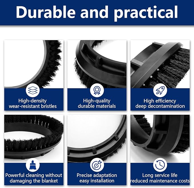 237049 Black Nylon Carpet Brush Replacement - Image 3