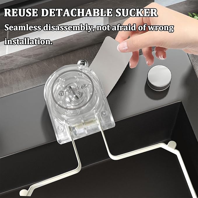 Kitchen Sink Strainer with 100 PCS Filter Mesh Bag, Food Waste Filter Basket - Image 6