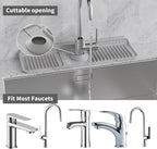 WAFT YEARN 17X5 Inch Silicone Durable Faucet Mat Kitchen Sink Splash Guard - Image 4