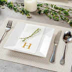 Luxenap 15.8 X 7.9 Inch Linen-Feel Guest Towels, 2000 Lettered Hand Towels - Image 3