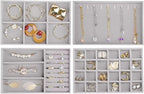 Cirhy 4 Stackable Jewelry Trays Organizer Set - Image 2