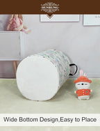 HUNRUNG Laundry Hamper, Large Canvas Fabric Lightweight Storage Basket Toy - Image 8