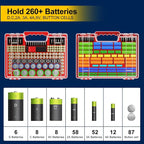 Battery Organizer Storage Holder Box Case - Image 2