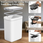 Spreezy Bathroom Trash Can - Image 10