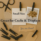 LWR CRAFTS Wooden Small Clothespins 1-7/8" 4.8cm 50 Pieces Per Pack - Image 8
