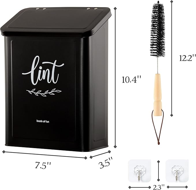 PERFNIQUE Magnetic Lint Bin for Laundry Room - Image 2