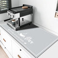 Absorbent Coffee Mat, Fashion Dish Drying Mat by CooRug