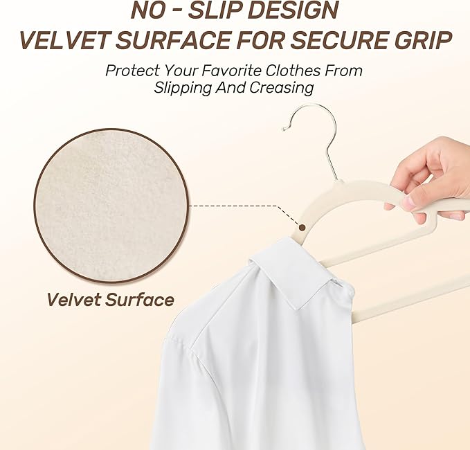 Premium Velvet Hangers 30 Pack - Image 3
