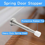 Luomorgo 2 Pcs Spring Door Stopper, Flexible Door Stop Adjustable 3-1/16" to - Image 3