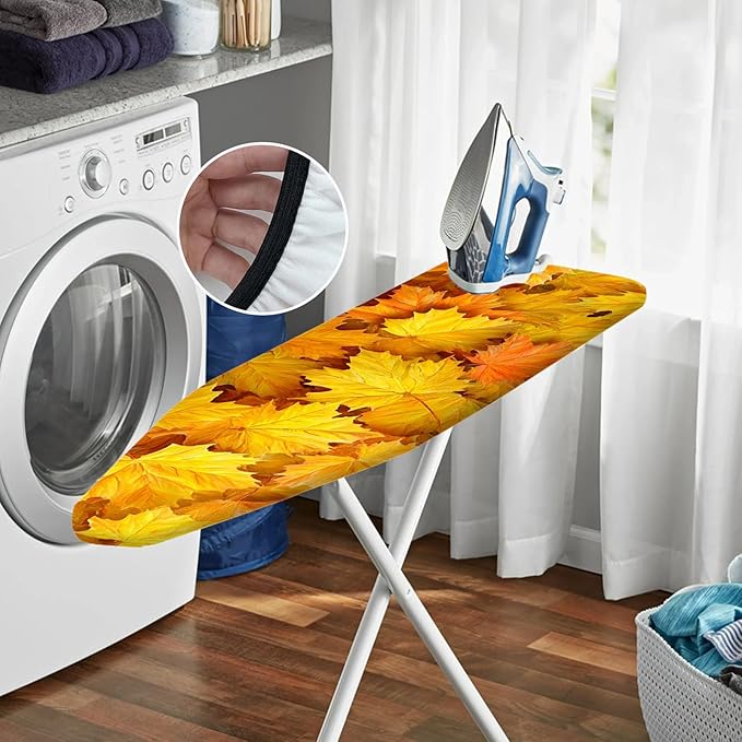 Nuxovilar Autumn Maple Leaves Ironing Board Cover, 15 * 54inch, Fit Most - Image 6