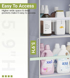 AOODA 2 Pack Over the Door Organizer, Large Capacity Closet Door Hanging - Image 4