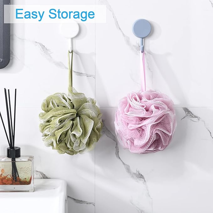 AmazerBath Loofah Sponge 75g/Piece, Exfoliating Bath Sponge Body Scrubber - Image 7