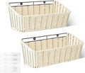 GRANNY SAYS Wicker Hanging Basket, 2 Pack Storage Baskets by GRANNYSAYS